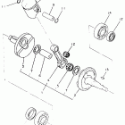 YZ 80 Коленчатый вал и Поршень