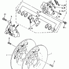 TDM 850E Передний тормозной суппорт