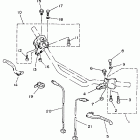 TW 200E Рулевые переключатели