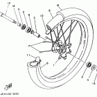 YZ 125 Переднее колесо