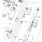 XT 600E Передняя вилка