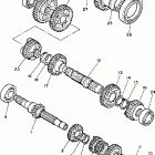 XV1100E/XV1100EC Трансмиссия