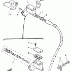 YZ 125 Главный тормозной цилиндр,передний