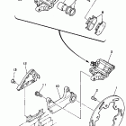 WR 250 Задний суппорт тормозной