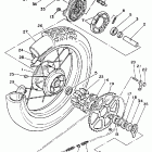 XT 350 Заднее колесо
