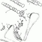 VMX12EC/VMX12E Цепь механизма газораспределения