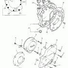 XJ 600S Крышка картера двигателя