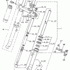 TW 200E Передняя вилка