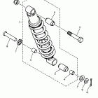 XT 600E Задняя подвеска