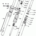 XT 350 Передняя вилка