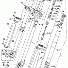WR 250 Передняя вилка