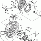 XV1100E/XV1100EC Заднее колесо