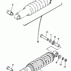 XT 350 Амортизаторы задние