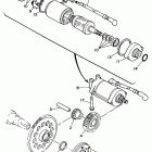 TDM 850E Муфта стартера