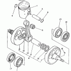 YZ 250 Коленчатый вал и Поршень