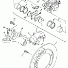 TDM 850E Задний суппорт тормозной