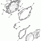 XT 350 Крышка картера двигателя