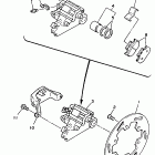 YZ 250 Задний суппорт тормозной