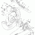 XJ 600S Заднее колесо