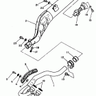 XT350D Выхлопная система