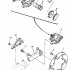 YZ 250 Задний суппорт тормозной
