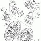 FZR600RD Передний тормозной суппорт