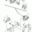 WR 250 Задний суппорт тормозной