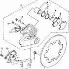 WR200RD Задний суппорт тормозной