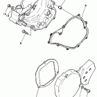 YZ 80 Крышка картера двигателя
