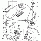 XJ 600S Топливный бак
