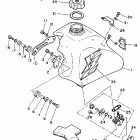YZ 80 Топливный бак