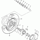 XVZ 1300 Заднее колесо