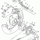XJ 600S Заднее колесо