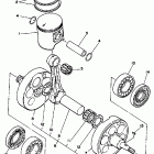 WR 500Z Коленчатый вал и Поршень