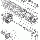 Virago 750 Сцепление