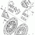 FZR 600RD Передний тормозной суппорт