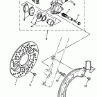 XT350D Передний тормозной суппорт