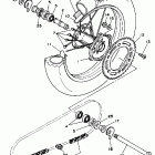WR 250 Заднее колесо
