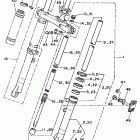 TW 200 Передняя вилка