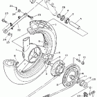 FZR600RD Заднее колесо