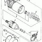 FZR600RD Стартер электрический