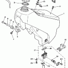 YZ 125 Топливный бак