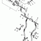 Virago 750 Главный тормозной цилиндр,передний