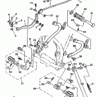 XT350D Подножки