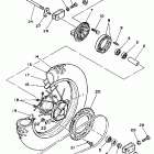 YZ 80 Заднее колесо