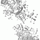 Virago 750 Головка цилиндра