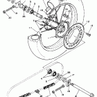 YZ 125 Заднее колесо