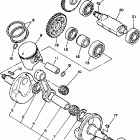 WR200RD Коленчатый вал и Поршень