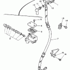 XT 225 Главный тормозной цилиндр,передний
