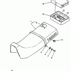XT350D Сидение